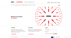 Desktop Screenshot of i-publisher.atlasproject.eu